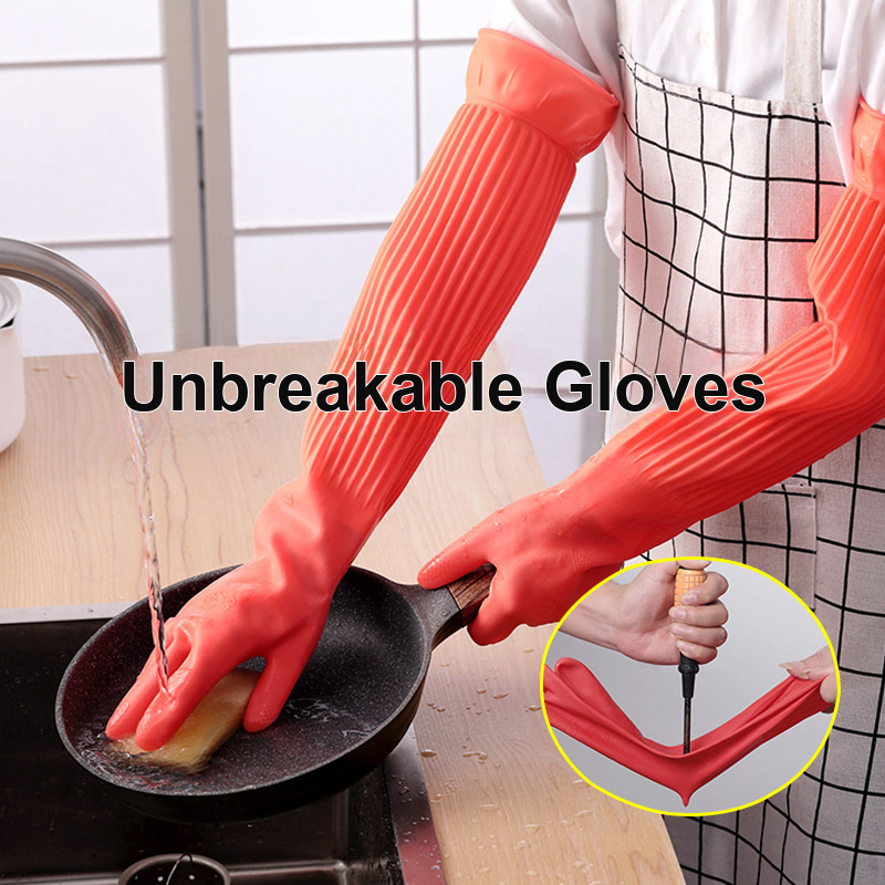 Rubber Glove Cleaning - Gants de nettoyage ménager en caoutchouc,