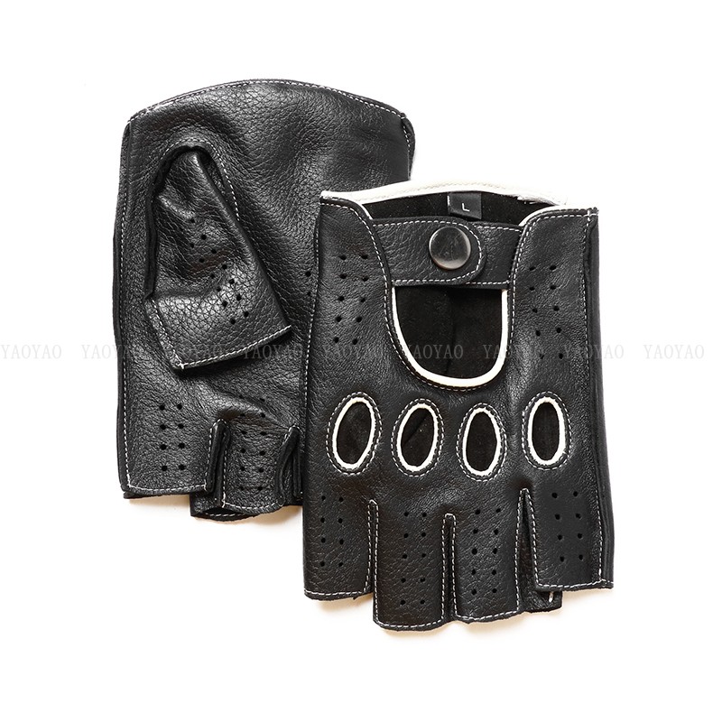 Workout Glove Gym - Gants en cuir véritable pour hommes,
