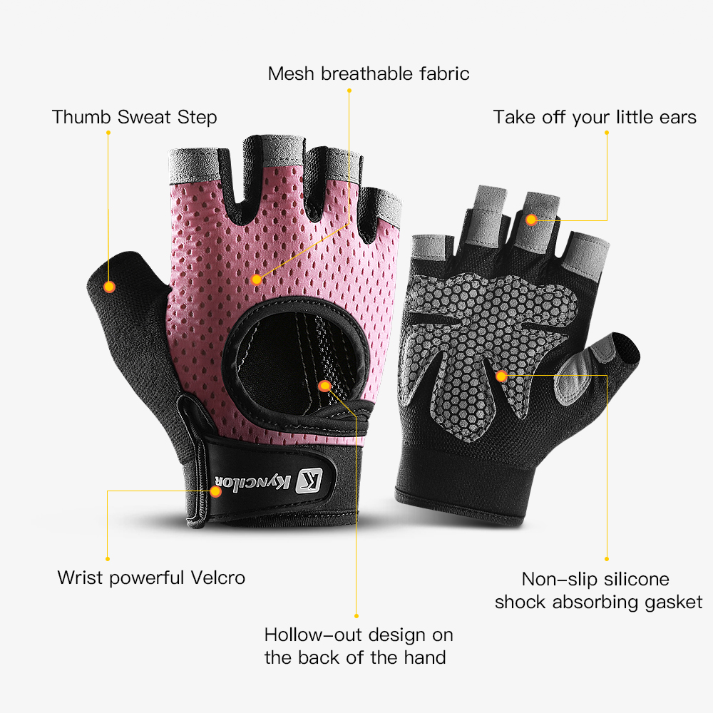 Gants demi-doigt antidérapants - Workout Glove Gym avis et prix