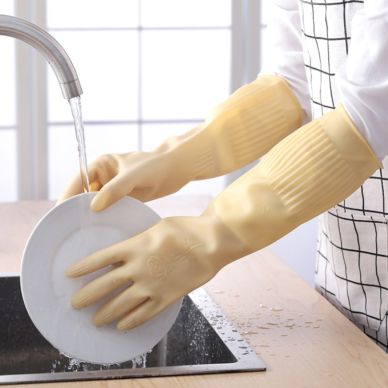 Gants de nettoyage ménager en  - Rubber Glove Cleaning avis et prix