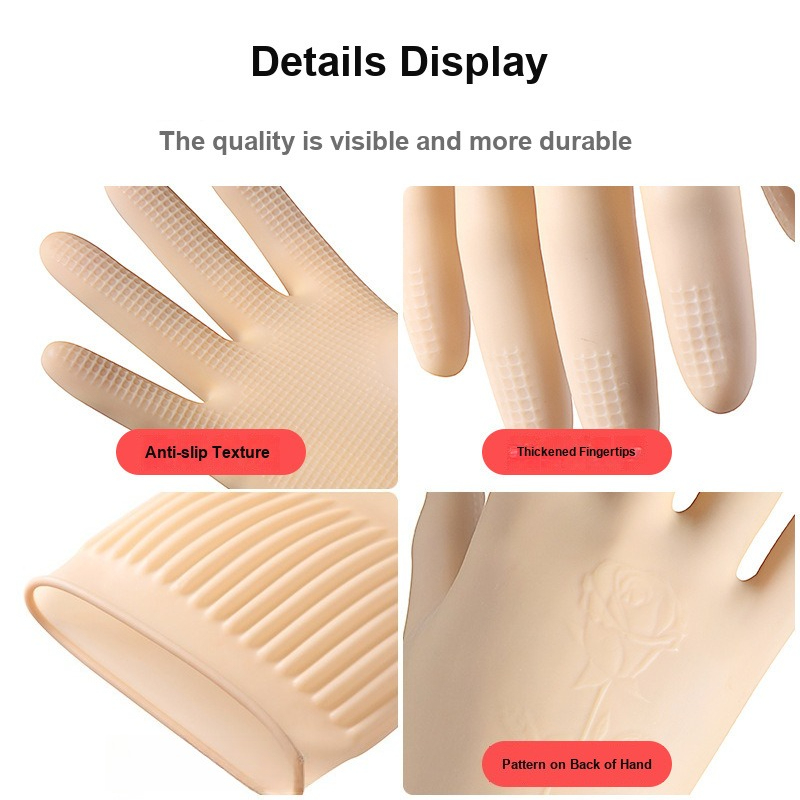 Gants de nettoyage ménager en  - Rubber Glove Cleaning avis et prix