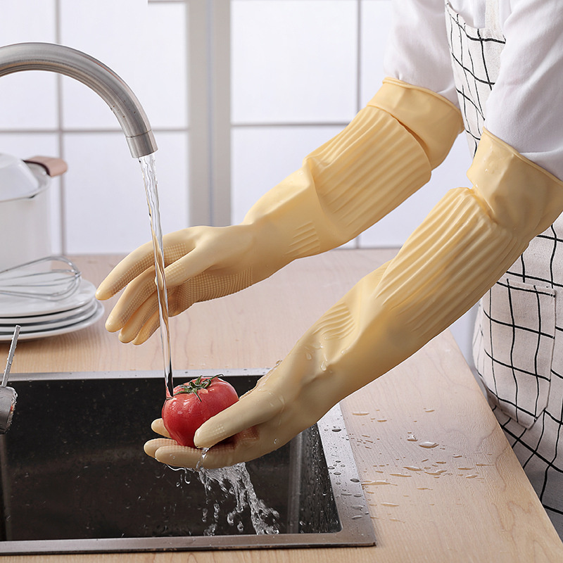 Gants de nettoyage ménager en  - Rubber Glove Cleaning avis et prix