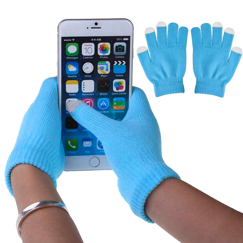 Gants en tricot unisexe pour é - Touchscreen Glove Capacitive avis et prix
