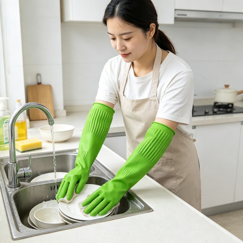 1 paire de gants en silicone p - Rubber Glove Cleaning avis et prix