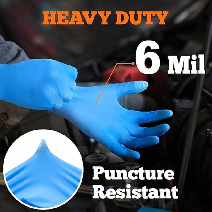 100 gants jetables en nitrile  - Rubber Glove Cleaning avis et prix