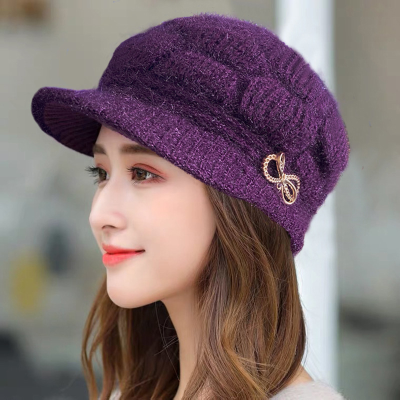 Chapeau chaud d'hiver tricoté, - Wool Glove Lined avis et prix