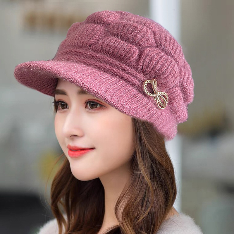 Chapeau chaud d'hiver tricoté, - Wool Glove Lined avis et prix