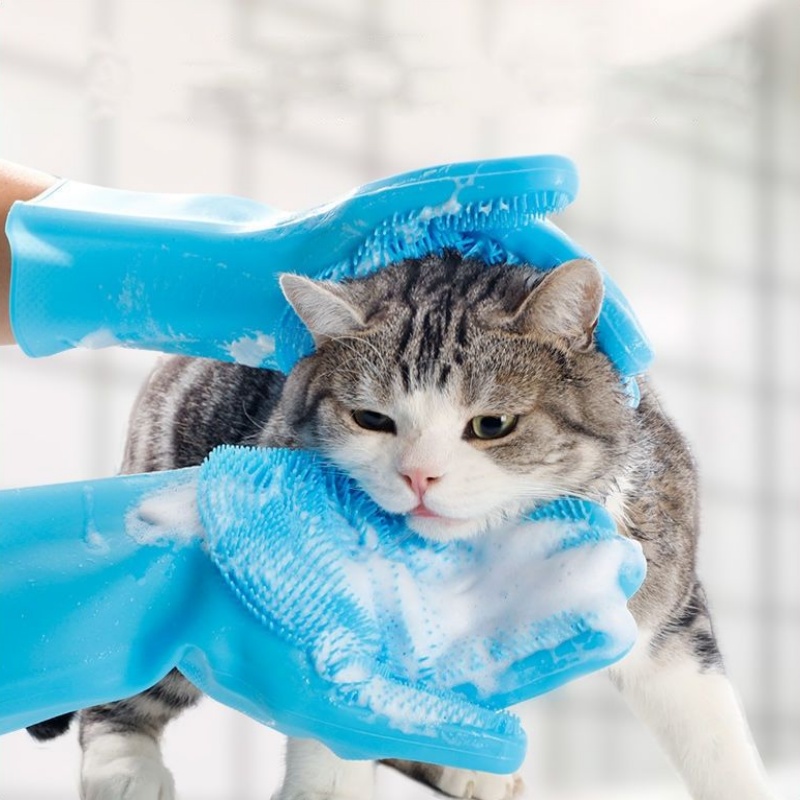 Gants de toilettage pour anima - Rubber Glove Cleaning avis et prix