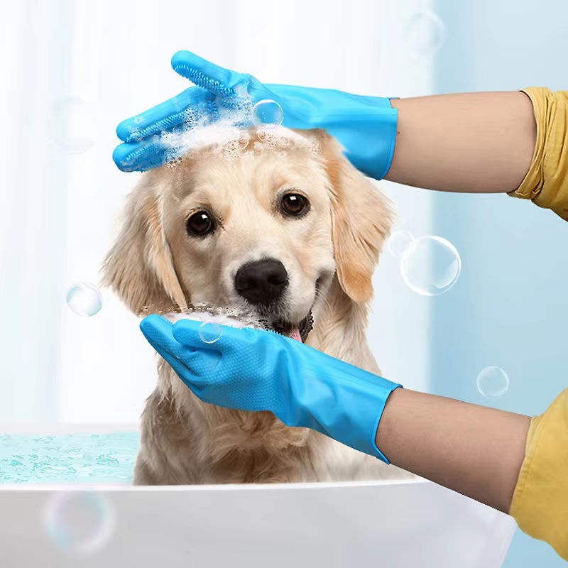 Gants de toilettage pour anima - Rubber Glove Cleaning avis et prix